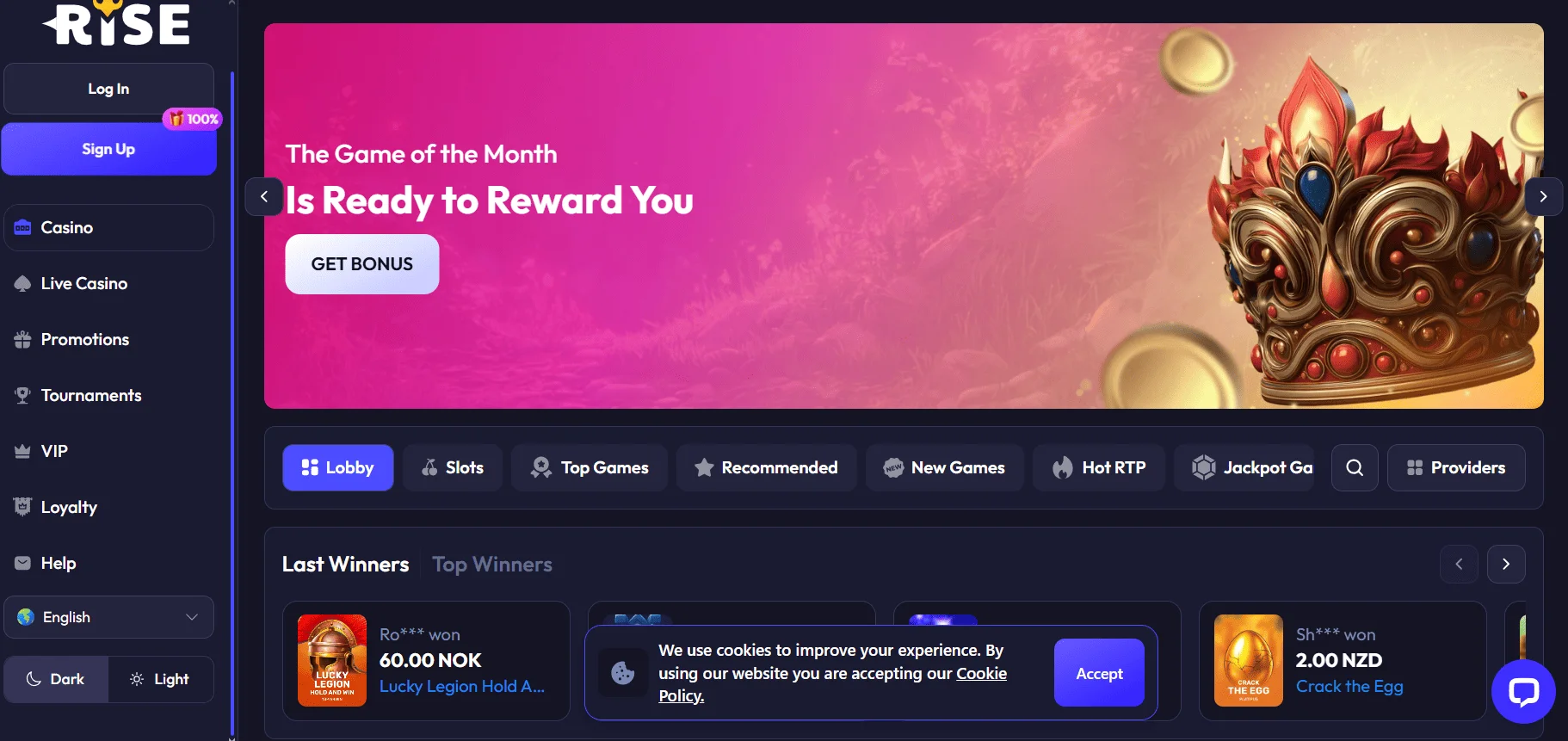 Where to download the Spinrise casino app
