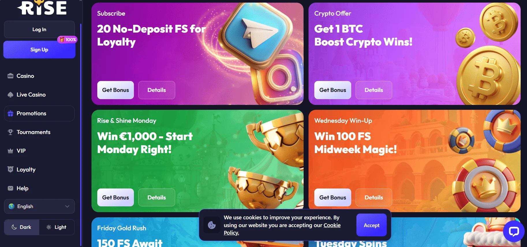 Spinrise Bonus Code for New Players in 2026